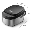 Philips Mini rice cooker | HD3093/80 3000 series | 600 W | 0.85 L | Number of programs 8 | Black/Sta