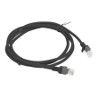 Lanberg | Patch cable - CAT 5e | RJ-45 - male | RJ-45 - male | 1.5 m | Black | Black