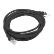 Lanberg | Patchcord CAT.6 UTP Fluke Passed | PCU6-10CC-0300-BK | 3 m | Black