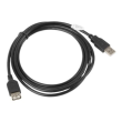 Lanberg USB-A 2.0 Cable 1.8 m | CA-USBE-10CC-0018-BK | USB Type-A to USB Type-A