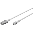 Goobay Lightning USB-A Supersoft Textile Cable with Metal Plugs | 74511