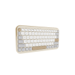 Asus Marshmallow KW100 | Keyboard | Wireless | US International | Oat Milk | Bluetooth
