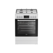 BEKO Cooker | FBM62330GWDTN | Hob type Gas | Oven type Electric | White | Width 60 cm | Grilling | L