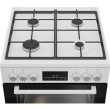 BEKO Cooker | FBM62330GWDTN | Hob type Gas | Oven type Electric | White | Width 60 cm | Grilling | L
