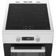 BEKO Cooker | FSM59305WDT | Hob type Induction | Oven type Electric | White | Width 50 cm | Grilling