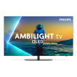 Philips OLED 4K Ambilight TV | 65OLED820/12 | 65 | Smart TV | Google TV | Grey