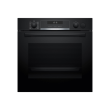 Bosch Oven | HRG578BB7 | 71 L | Electric | Pyrolysis | Knobs | Steam function | Height 59.5 cm | Wid