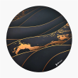 Arozzi Zona Round Floor Pad | Black/Gold