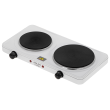 Adler Hot Plate | AD 6520 | Number of burners/cooking zones 2 | White | Electric