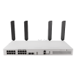 MikroTik Cloud Router Switch with RouterOS L5 Rackmount Case | CRS418-8P-8G-2S+5axQ2axQ-RM