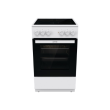 Gorenje Cooker | GEC5A21WG-B | Hob type Electric | Oven type Electric | White | Width 50 cm | Grilli