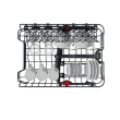 Whirlpool Dishwasher | WSBO 3O34 PF X | Built-in | Width 45 cm | Number of place settings 10 | Numbe