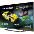 Blaupunkt QLED TV | 43QBG6000S | 43 | Smart TV | Google TV | Black