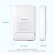 POWER BANK WRL 10000MAH 22.5W/MAGNETIC WHITE FHTW0 VENTION