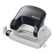 Punch hole Leitz 5038, black, up to 16 sheets, metal 1101-119
