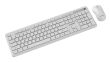 KEYBOARD +MOUSE WRL ENG/WH KBS-WPS-01-W GEMBIRD