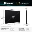 HISENSE 100 " 4K Ultra HD 3840 x 2160 pixels