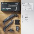MONITOR ACC DESK MOUNT/17-45" GRAPHITE G95-G ONKRON