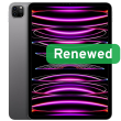 Grade B | Apple iPad Pro 11" (2022) | 11.0" Liquid Retina IPS | Wi-Fi | 128 | Space Gray | iPadOS | 
