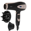 Mesko Hair Dryer | MS 2287 | 2200 W | Number of temperature settings 3 | Diffuser nozzle | Black/Cha