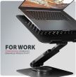 NB ACC STAND 10-17" ROTATING/ALUMINUM STND-LRB AXAGON