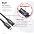 CABLE USB-C 3M/M/M CAC-1579 CLUB3D
