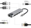 I/O ADAPTER USB-C TO HDMI/USB3/5IN1 A-CM-COMBO5-04 GEMBIRD