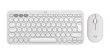 KEYBOARD +MOUSE COMBO PEBBLE 2/WHITE 920-012240 LOGITECH