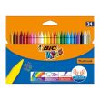 BIC WAX CRAYON 24 colours 8297721