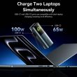 POWER BANK USB 20000MAH 165W/GRAY TFT DISPLAY FKFH0 VENTION