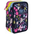 Triple decker pencil case with equipment CoolPack Jumper 3 IN THE GARDEN