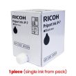Ricoh JP-7 (817219) Ink Cartridge, Black (1 piece)