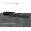 I/O HUB 7IN1 USB-C HDMI/140W CSV-2555 CLUB3D