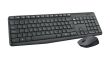 Logitech MK235 Combo Wireless Keyboard + Mouse, US, Grey