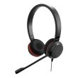 Jabra Evolve 20 SE UC Stereo Wired Headset, USB-A, Black