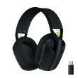 Logitech G435 LIGHTSPEED Wireless Gaming Headset, Black and Neon Yellow