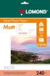 Lomond Photo Inkjet Paper Matte 240 g/m2 A4, 50 sheets
