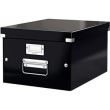 Archive box Leitz, 281x369x200mm, A4, black, removable cover 0830-208