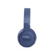 JBL Tune 660NC Wired & Wireless on-ear Headphones, Bluetooth, 3.5mm jack, Blue