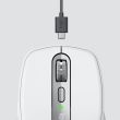 Logitech MX Anywhere 3 Wireless Mouse, RF Wireless + Bluetooth, 4000 DPI, Pale Grey