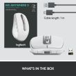 Logitech MX Anywhere 3 Wireless Mouse, RF Wireless + Bluetooth, 4000 DPI, Pale Grey