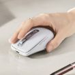 Logitech MX Anywhere 3 Wireless Mouse, RF Wireless + Bluetooth, 4000 DPI, Pale Grey