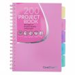 Coolpack spiral note book B5, PP, 200 pages, square, pastel pink