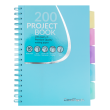 Coolpack spiral note book B5, PP, 200 pages ,square, pastel blue