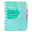 Coolpack spiral note book B5, PP, 200 pages ,square, Pastel green