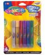 Colorino Creative Metallic glitter glue 6 colours