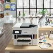 Canon MAXIFY GX7050, MFP colour Inkjet Printer refillable A4 600 sheets 33.6 Kbps USB 2.0 LAN Wi-Fi