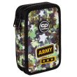 Double decker school pencil case with equipment Coolpack Jumper 2 Army Stars
