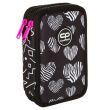 Double decker school pencil case with equipment Coolpack Jumper 2 Math Hearts