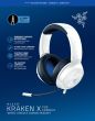 Razer RZ04-02890500-R3M1 Kraken X Console Headset Wired Head-band Gaming, White/Blue